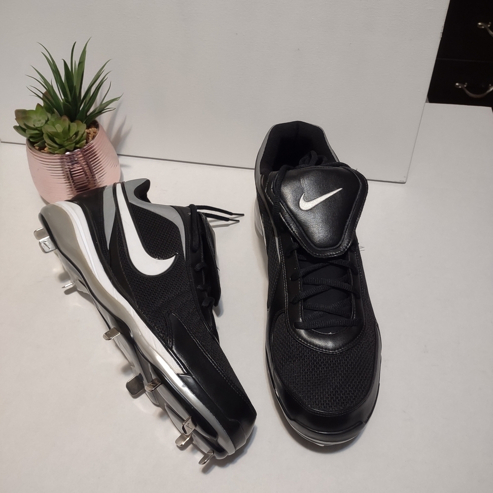 Nike Black and White Cleats